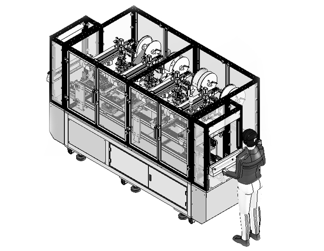 Automatic Velcro stick production line